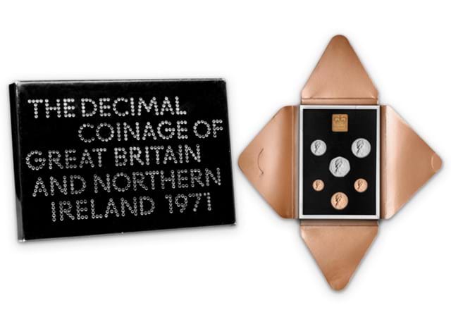 UK 1971 Coin Set Packaging Shot
