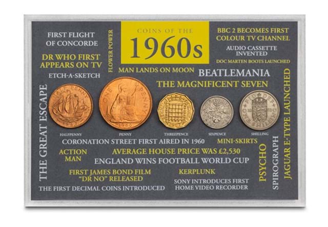 LS UK 1960 Coins In Frame