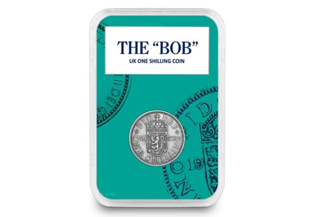 The BOB UK One Shilling Coin In Everslab Front