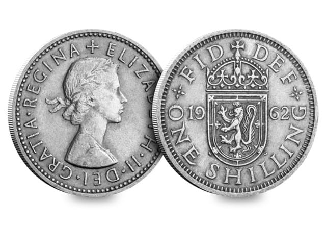 The BOB UK One Shilling Coin Obv Rev