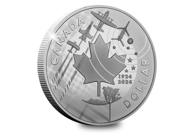 2024 Canadian Air Force Silver Dollar Rev