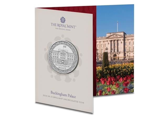 246P UK 2024 Buckingham Palace BU £5 Pack From Outside