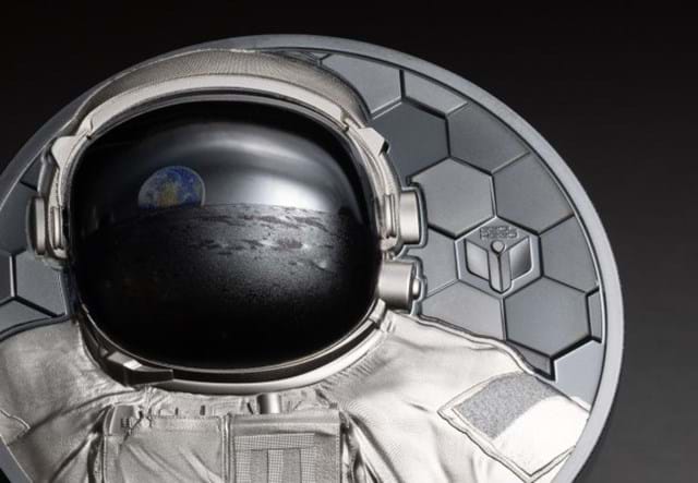 The 2024 Astronaut 3Oz Silver Proof Coin 5