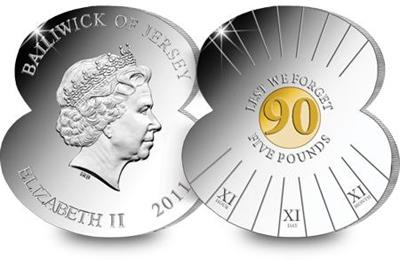 RBL 90th Anniversary Silver Poppy Coin