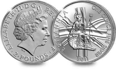 The UK 2011 Silver 1oz Britannia