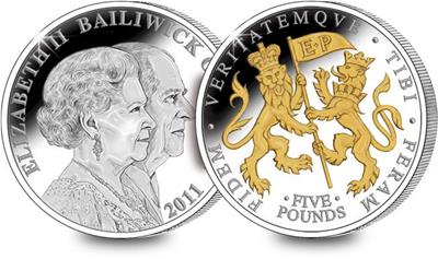 The Queen & Prince Philip Birthday £5 Coin