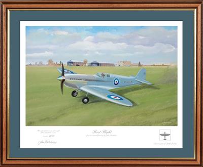 'First Flight' Spitfire Print 
