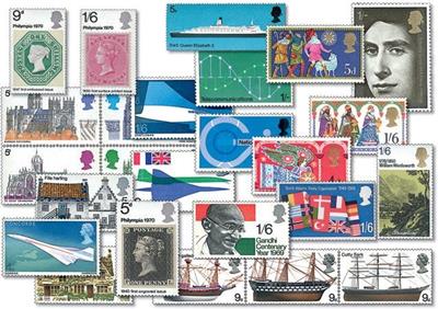 Royal Mail 1969 and 1970 Mint Stamp Collection 2