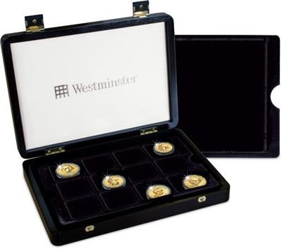 Deluxe Wooden Coin Display Case