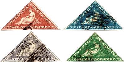 A Complete Collection of Cape Triangular Stamps