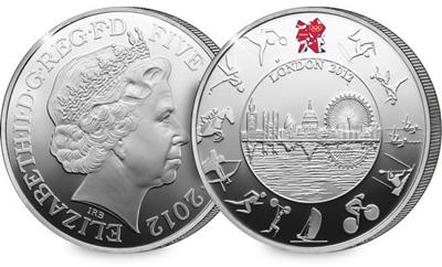 The Official Olympic £5 Silver Coin