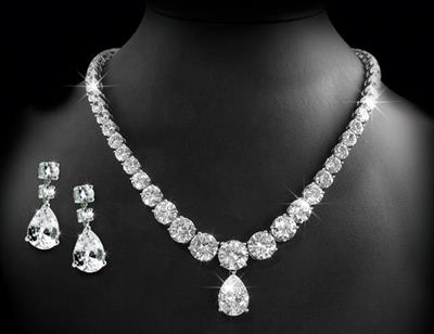 Queen Victoria's Coronation Necklace & Earrings