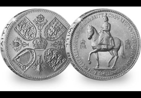 The 1953 Coronation Crown is the first commemorative coin issued during Queen Elizabeth II's reign, and is one of the most iconic British coins in existence.