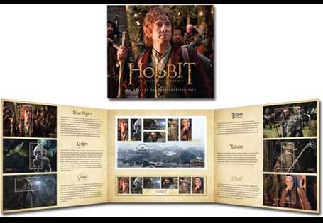 Featuring ALL the Official stamps from Middle-earth, including 6 stunning miniature sheets, a 6v strip and First Day Cover that has been handstamped on the day of the UK Premiere of the film 12/12/12.