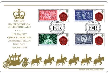 Limited Edition Collector Card released to mark the 60th Anniversary of the Coronation.