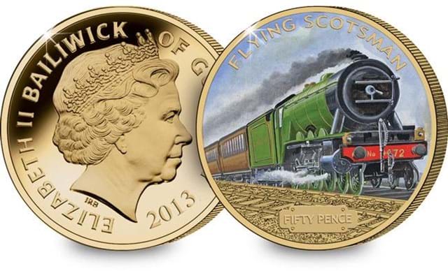 The Flying Scotsman Steam Locomotive Coin (1)