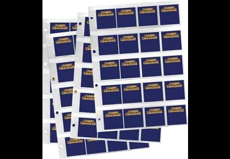 4 x PVC pocket pages to fit in Change Checker Album. Includes 80 blank Change Checker ID cards