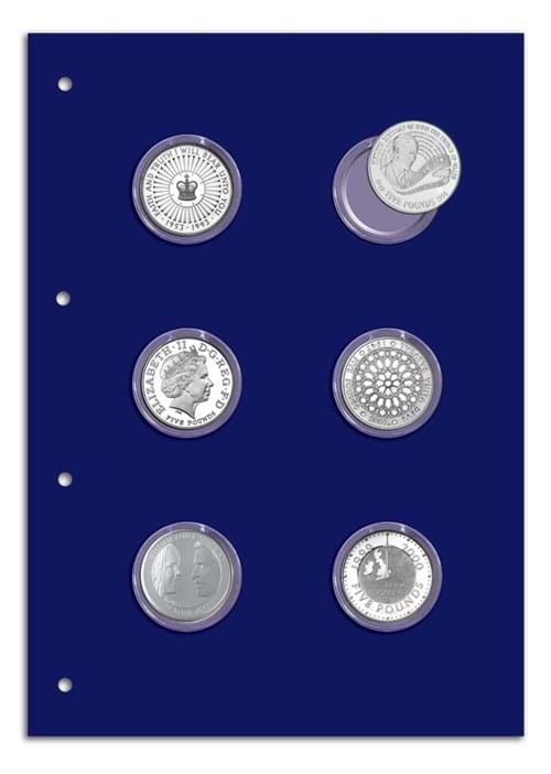 Change Checker Collector Page for 6 x £5 coins