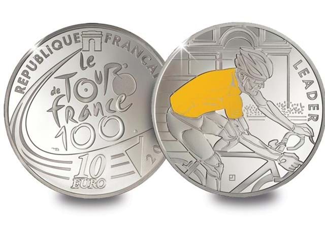 Tour de France Stamps and Coin (1)