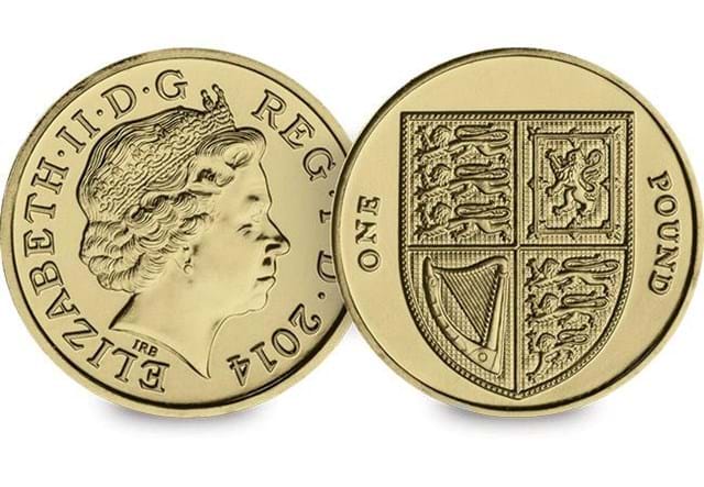 One Pound Definitive both sides with white background