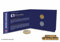 The Story of the new £1 Collector's Pack features the original 12-sided brass Threepence coin. There is also space for the new 12-sided £1 coin which is due to enter circulation in March 2017.