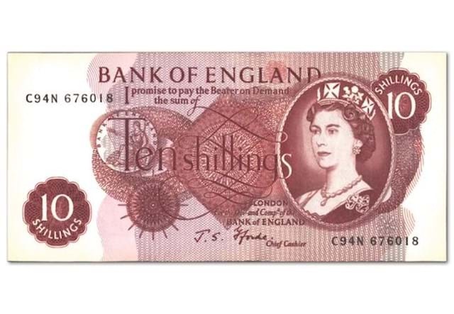 Ten Shilling Note