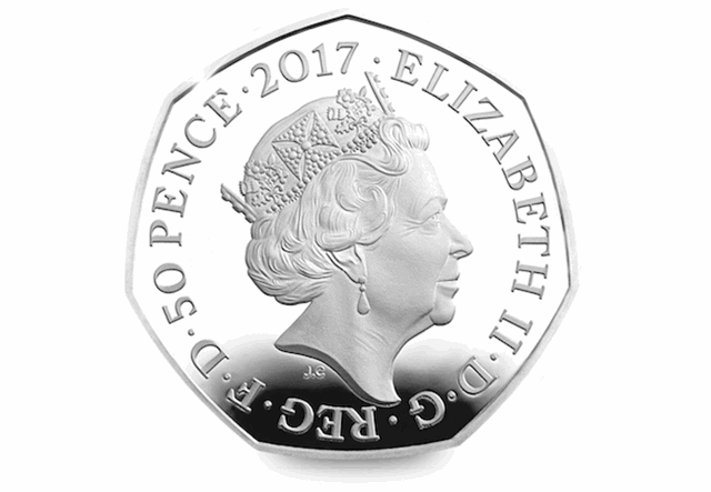 Beatrix Potter 2017 50p Silver Proof Coins Obverse