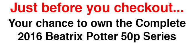 Change Checker Beatrix Potter 2016 50p BU Coins Mobile Banner