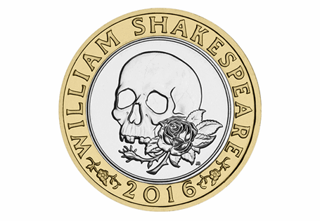 This £2 was released into circulation in 2016 and pays tribute to the work of William Shakespeare. 