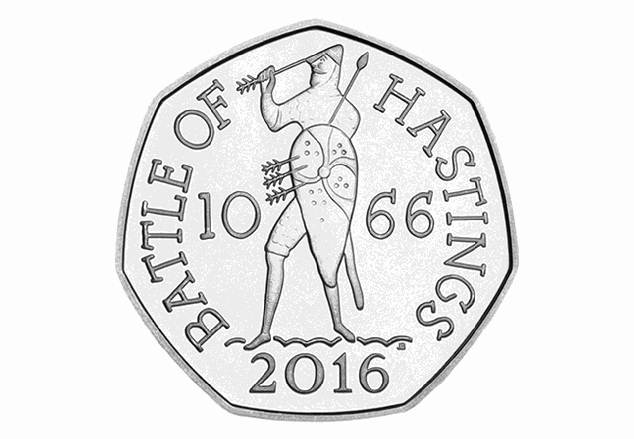 2016 UK Battle of Hastings Circulation 50p