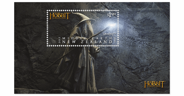 The Hobbit Stamps First Day Cover Gandalf stamp