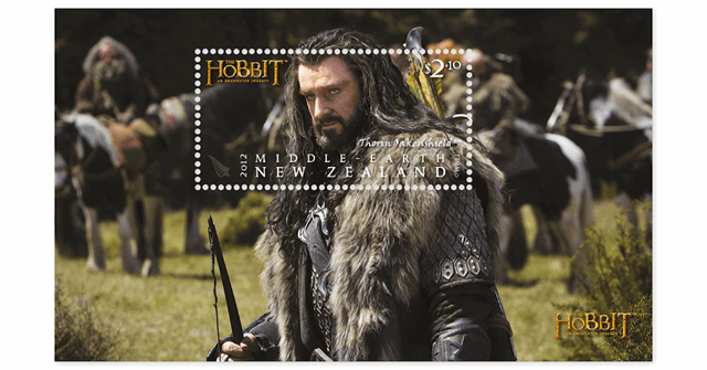 The Hobbit Stamps First Day Cover Thorin Oakenshield stamp