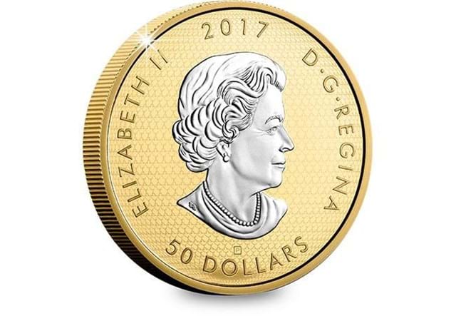 3oz Silver Maple Coin Obverse