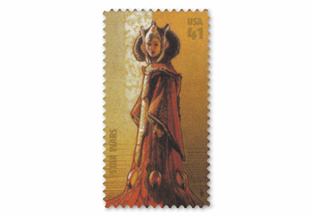 Star Wars Stamps Sheet Amidala