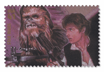 Star Wars Stamp Sheet Chewbacca