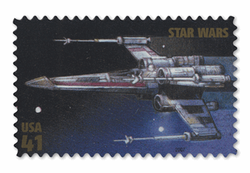 Star Wars Stamp Sheet X-Wing