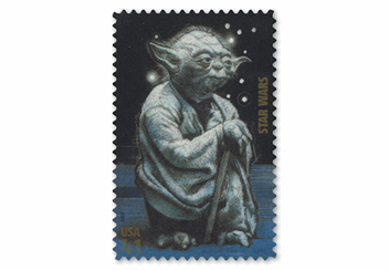Star Wars Stamp Sheet Yoda
