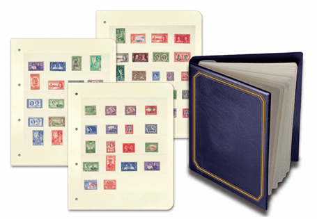 A collection of 96 unused stamps from more than 28 Commonwealth countries. The stamps featured are the George VI Definitive and commemorative stamps issued in the Commonwealth nations. 