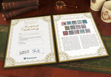A chance to own Britain's first ever bi-coloured stamps and the last issue
of Queen Victoria's reign