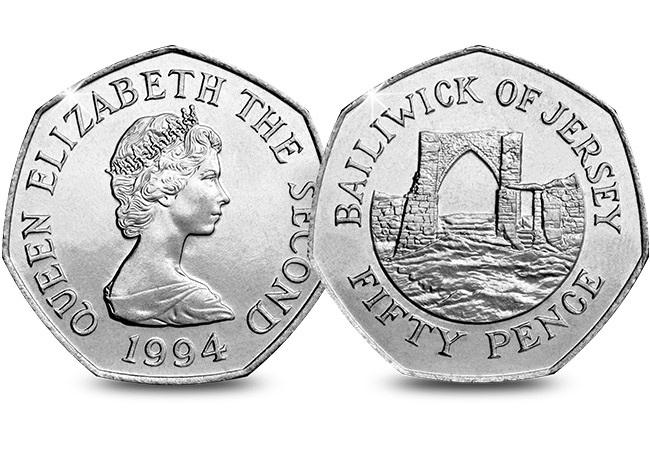 bailiwick of jersey 50p 1997 mintage