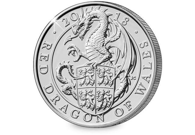Change-Checker-UK-2018-Queens-Beasts-Dragon-of-Wales-BU-Five-Pound-Coin-Reverse