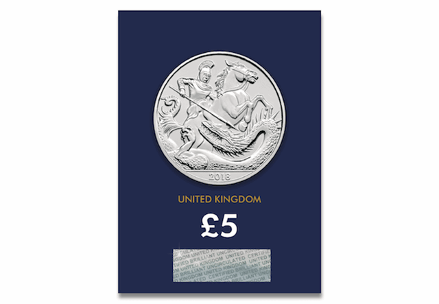 UK-2018-Prince-George-Birthday-5-Pound-Coin-CC-Pack-Front