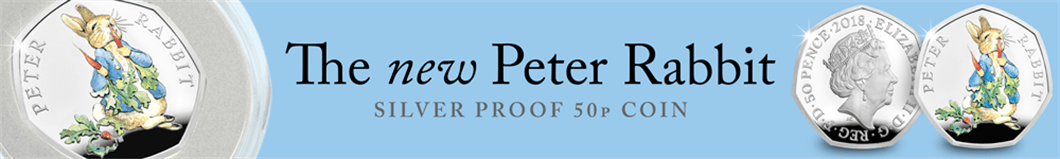 Beatrix Potter 2017 Silver Proof 50P Landing Page Banner 1000Px