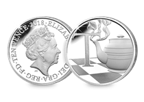 This Silver 10p has been struck by The Royal Mint to celebrate Great Britain. It features the letter 'T' and represents tea. This 10p comes presented in an acrylic block.