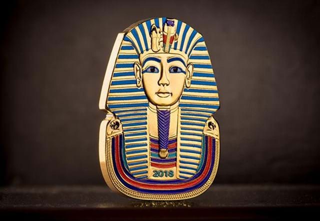 2018 Ancient Egypt Tutankhamun Gold Plated Coin Lifestyle