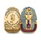 2018 Ancient Egypt Tutankhamun Gold Plated Coin Obverse Reverse