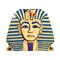 2018 Ancient Egypt Tutankhamun Gold Plated Coin Reverse Close Up