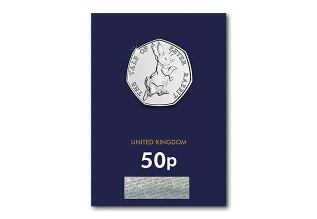 UK-2017-Beatrix-Potter-Peter-Rabbit-BU-50p-Coin-in-Pack-Front