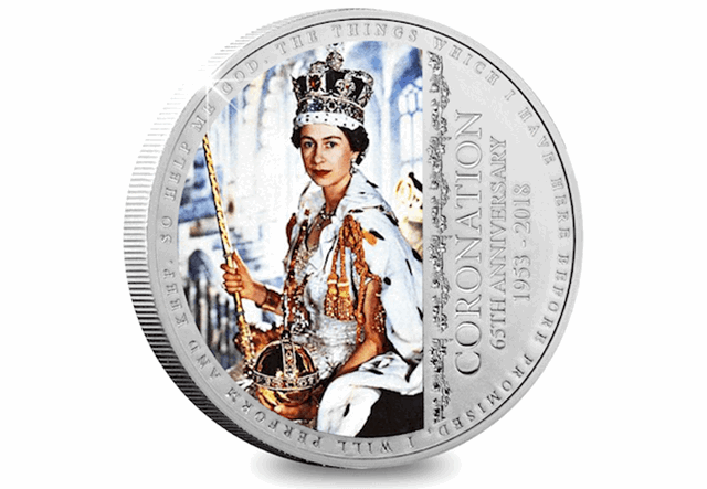 Coronation 65Th British Isles Silver 3 Coin Set Guernsey Reverse