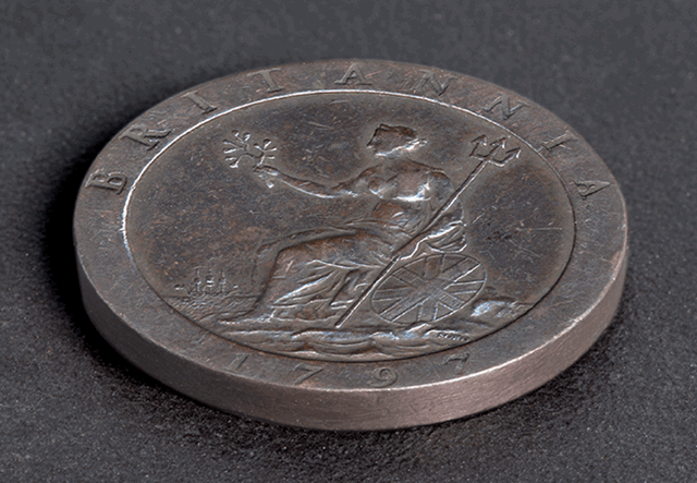 George Iii Cartwheel Penny Flat